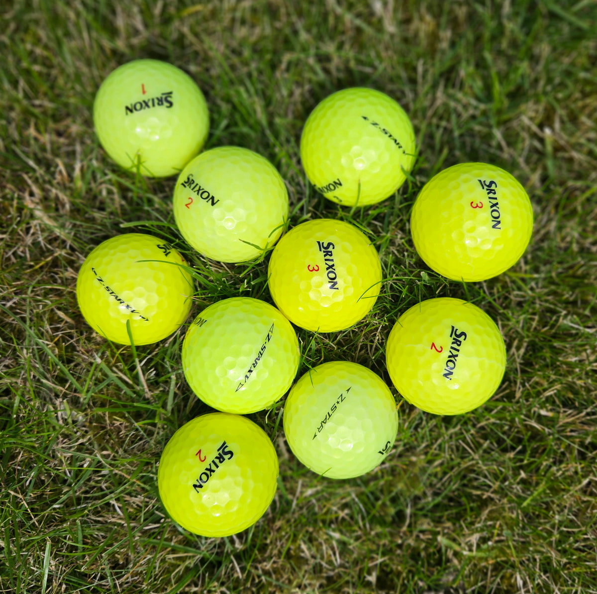Srixon Zstar "Yellow" - Pack of 12 golf balls