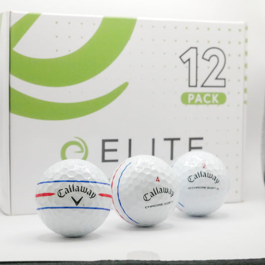 Callaway Chromesoft Triple Track - Pack of 12 golf balls