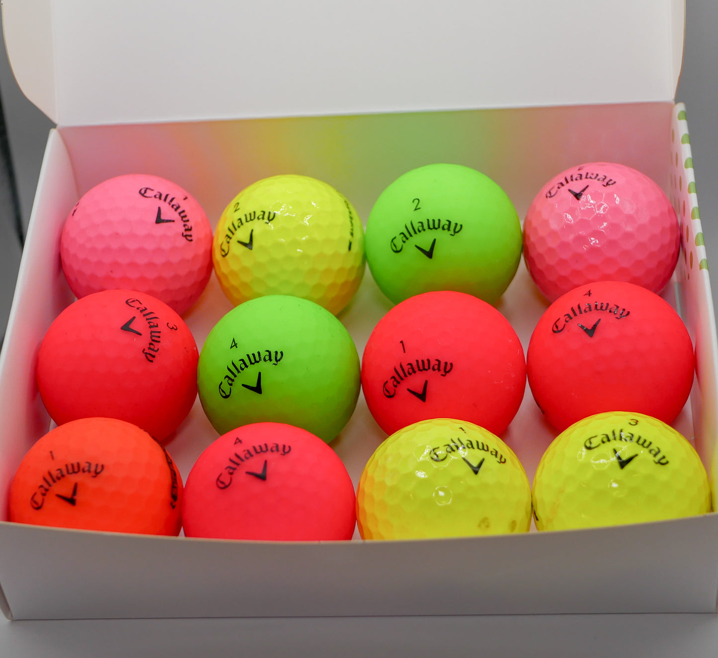 Callaway Supersoft colour mix - Pack of 12 golf balls