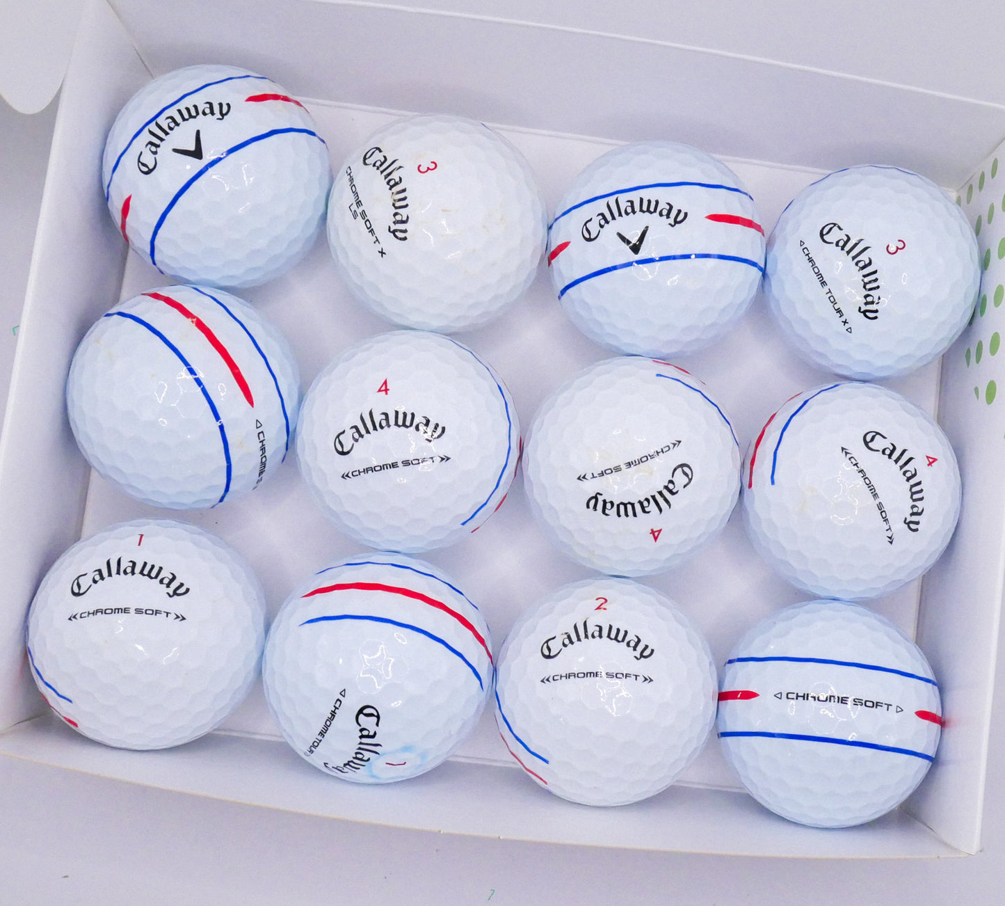 Callaway Chromesoft Triple Track - Pack of 12 golf balls