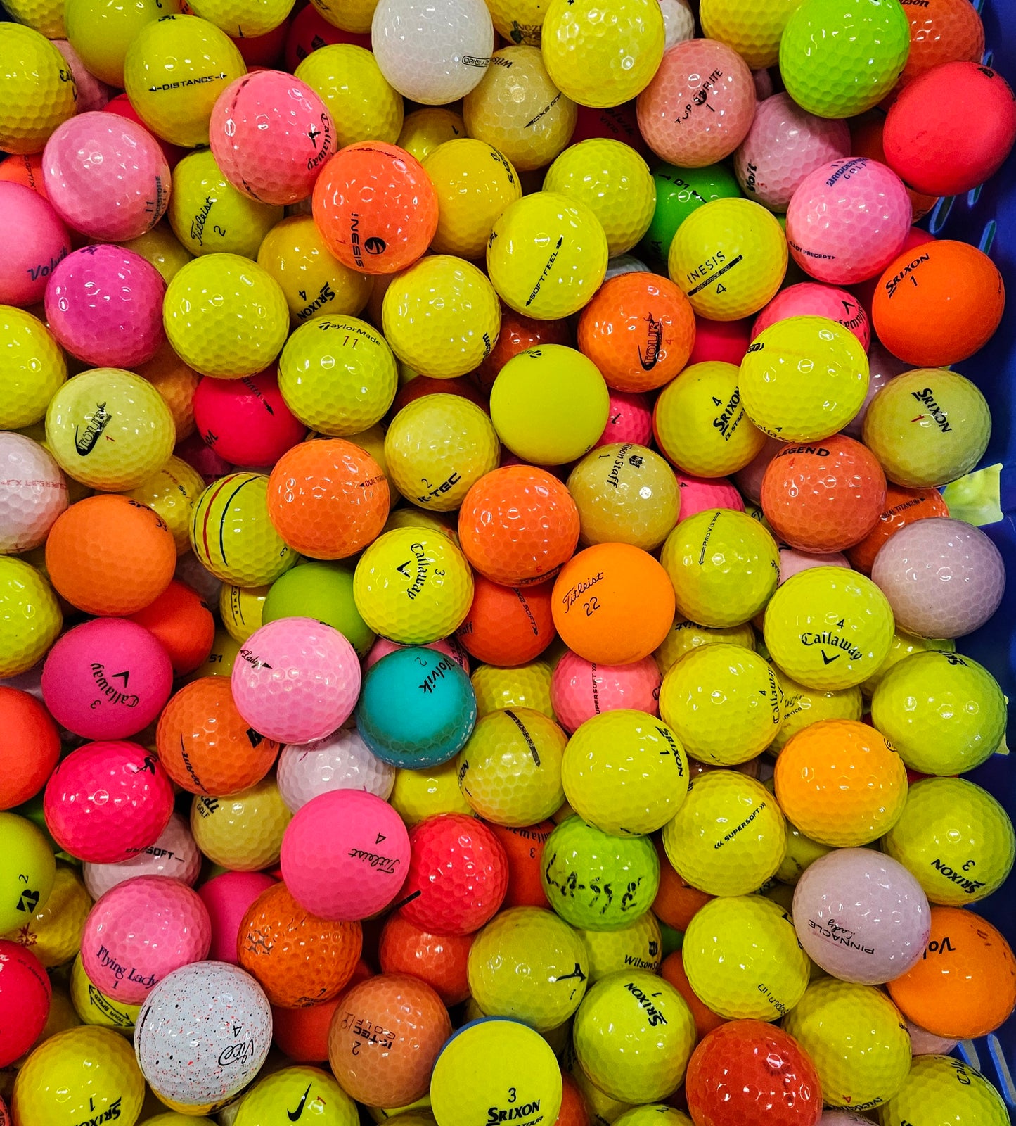 Coloured Mix - Pack of 50 golf balls