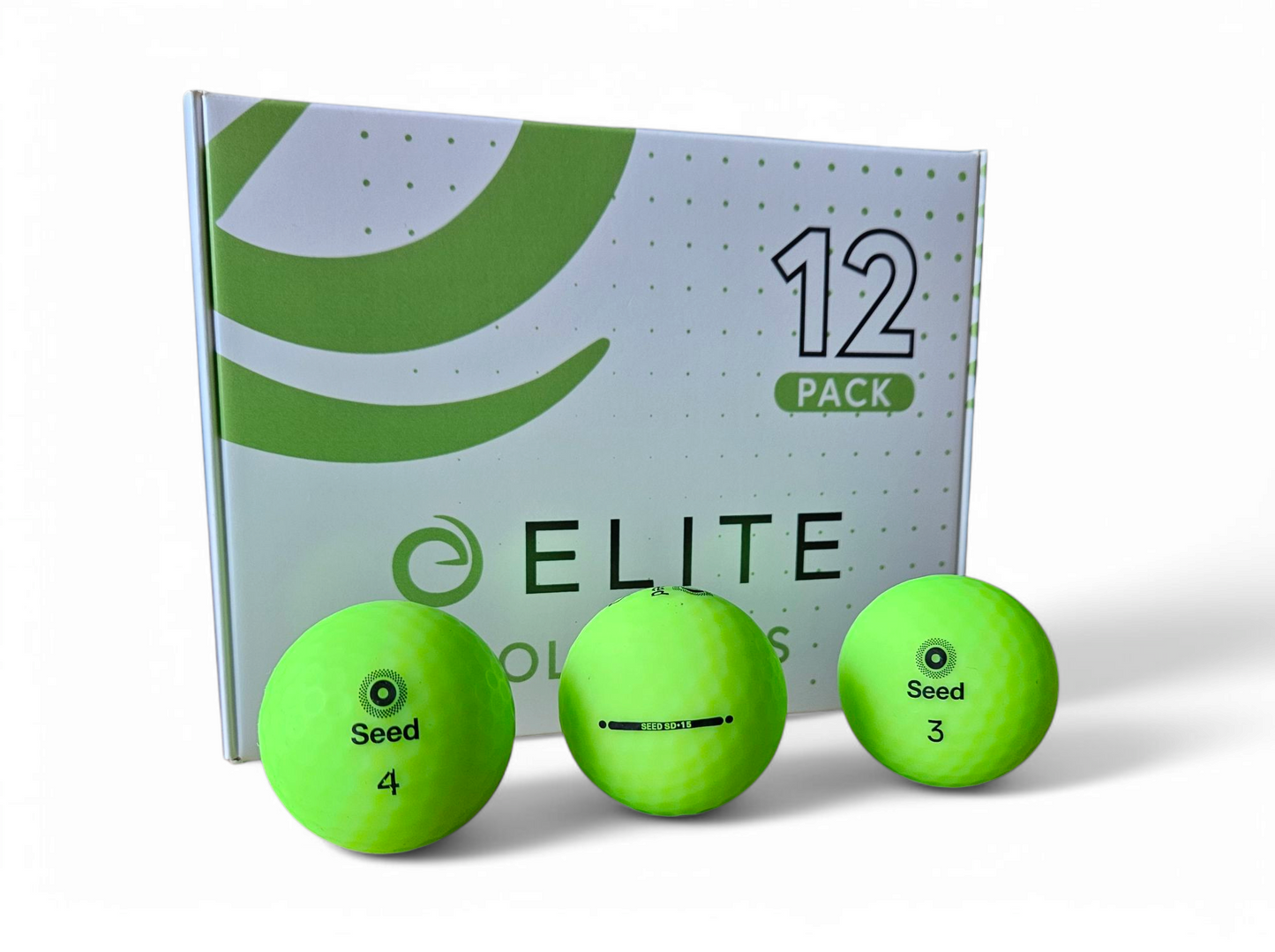 Seed SD 15 (Green) - Pack of 12 golf balls