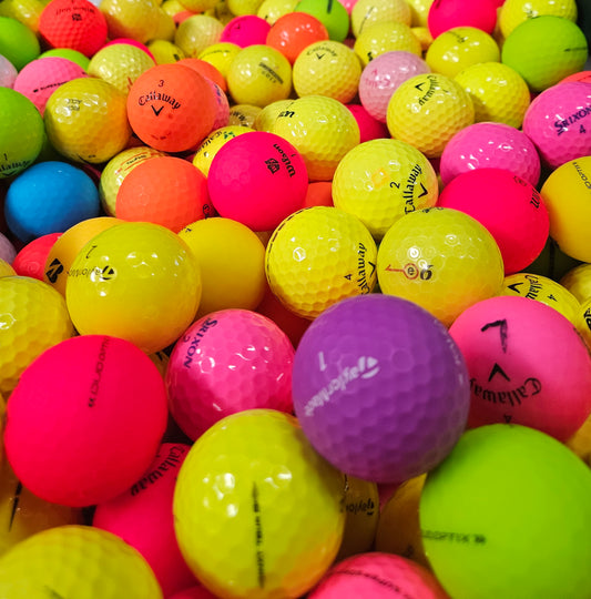 Premium Mix Coloured - Pack of 50 golf balls