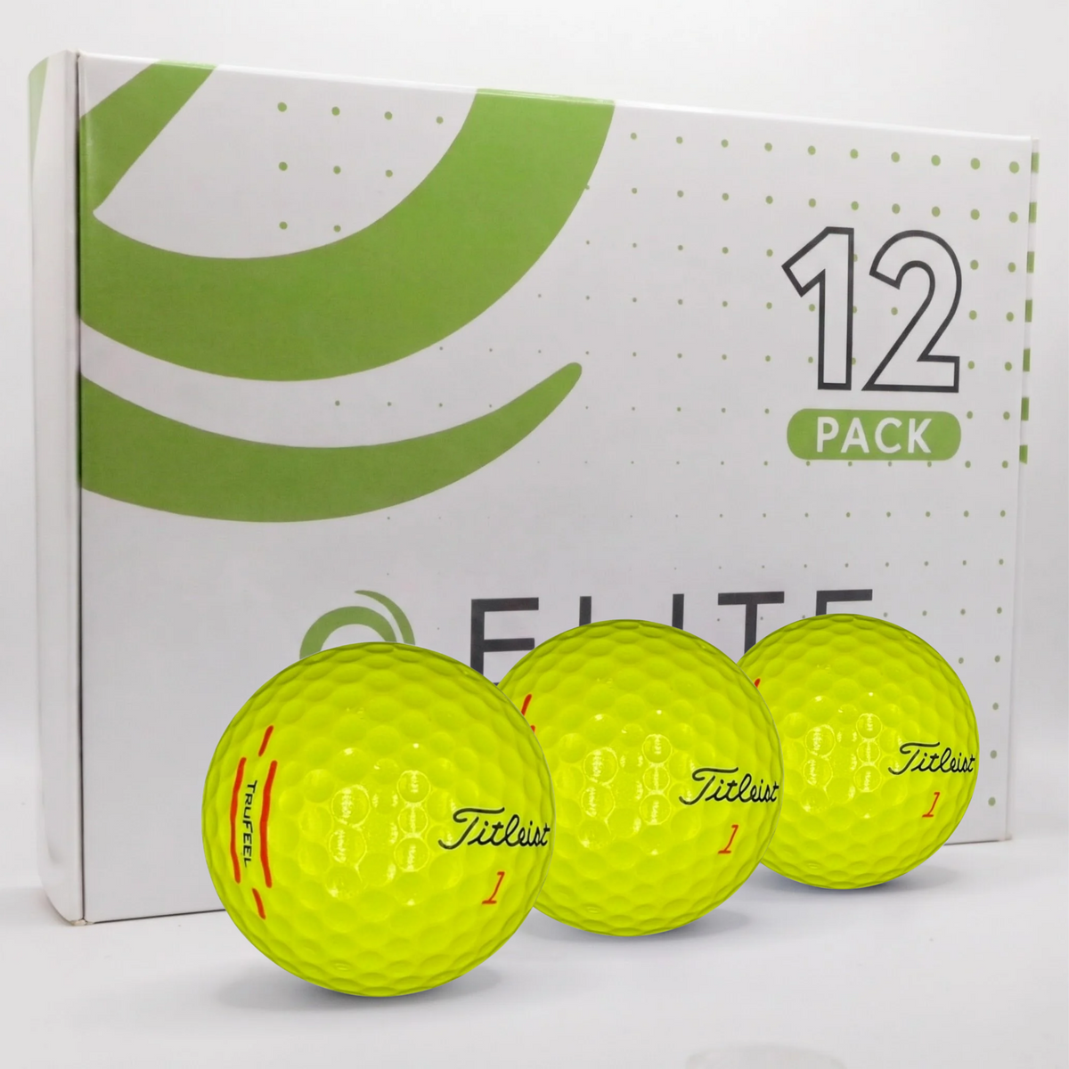 Titleist TruFeel "Yellow" - Pack of 12 golf balls