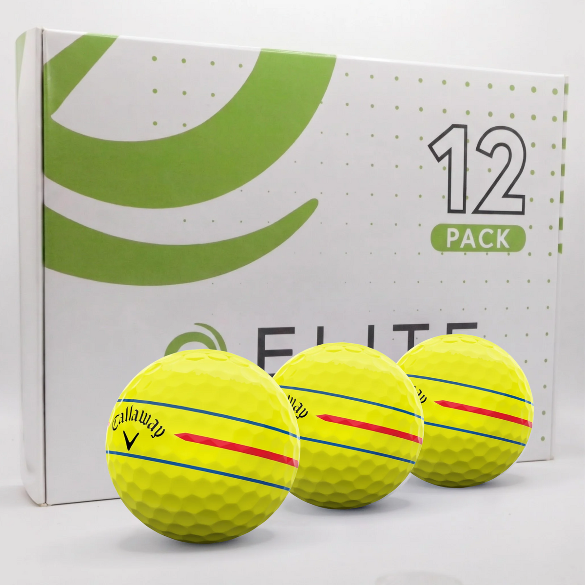 Callaway Chromesoft Triple Track "Yellow" - Pack of 12 golf balls