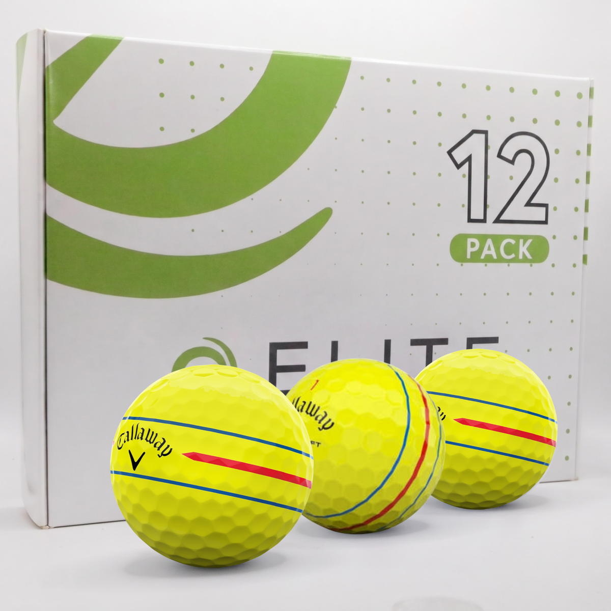 Callaway Chromesoft Triple Track "Yellow" - Pack of 12 golf balls