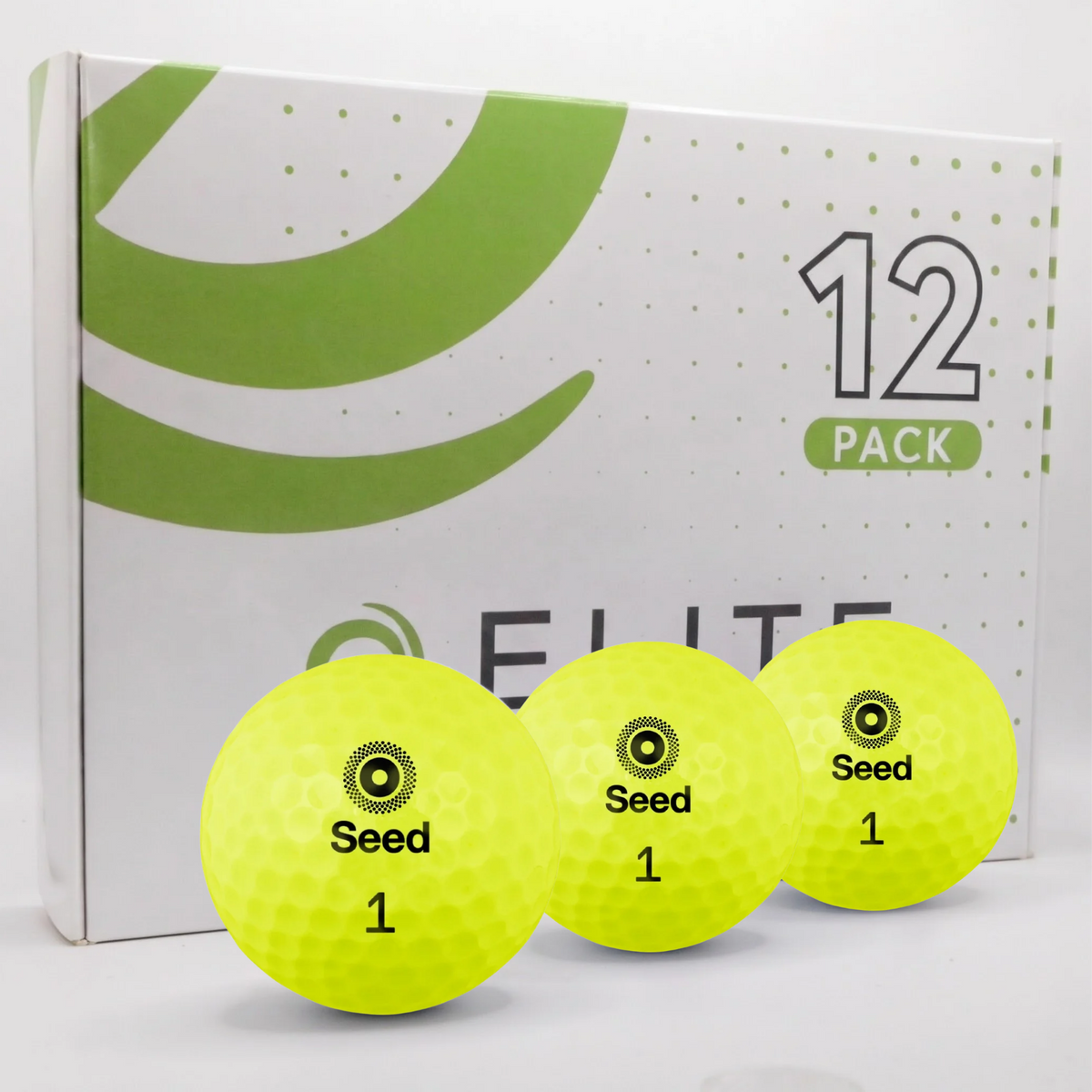 Seed SD 01 (Yellow) - Pack of 12 golf balls