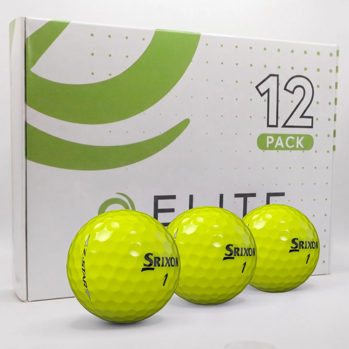Srixon Zstar "Yellow" - Pack of 12 golf balls