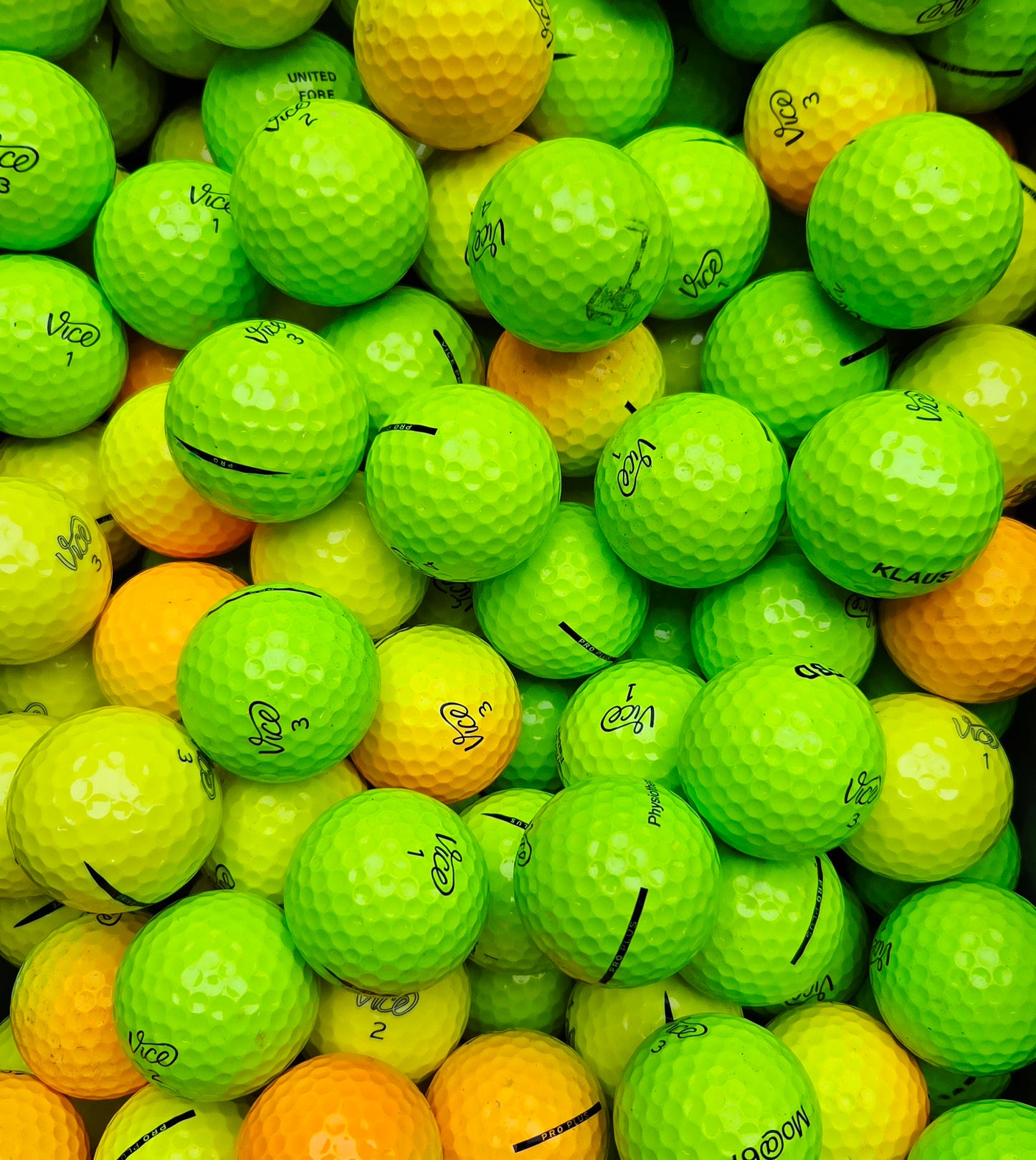 Vice Colour Mix - Pack of 25 Golf Balls