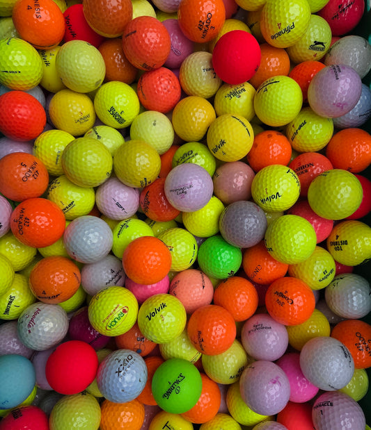 Coloured Mix - Pack of 50 golf balls