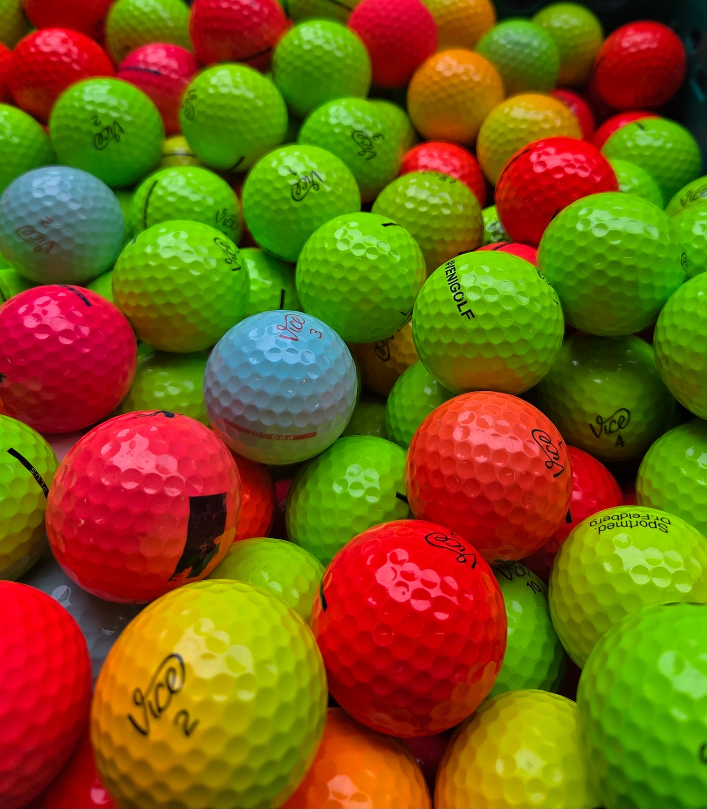 Vice Mix Coloured - Pack of 25 golf balls