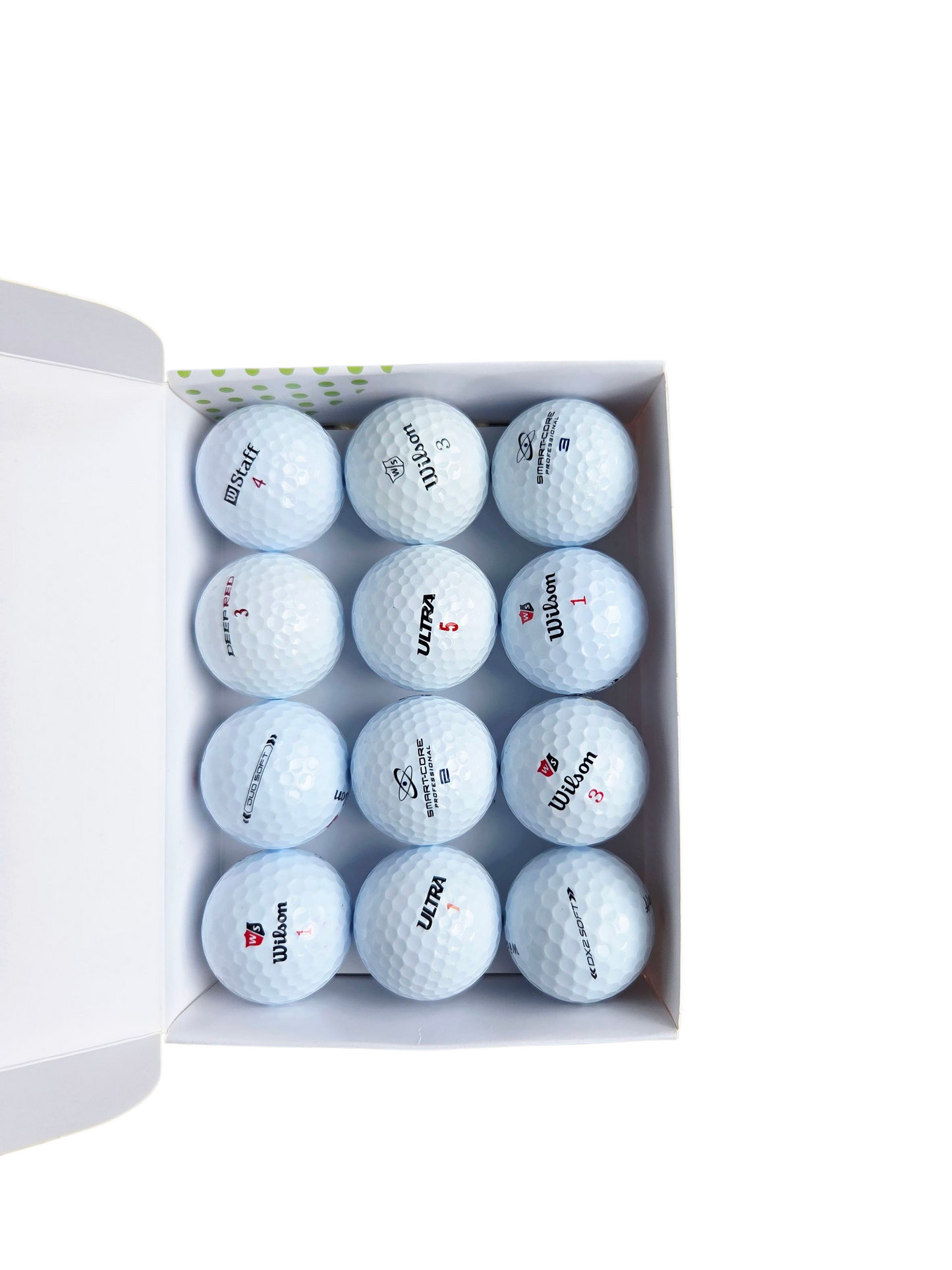Wilson Mix - Pack of 12 golf balls