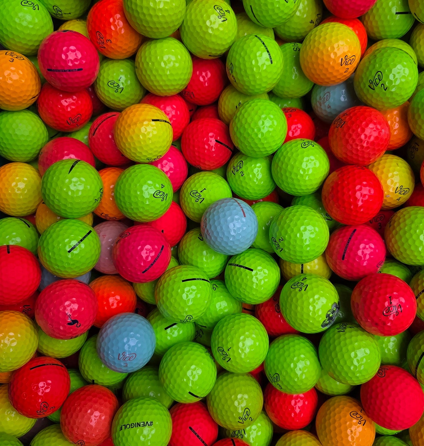 Vice Mix Coloured - Pack of 25 golf balls