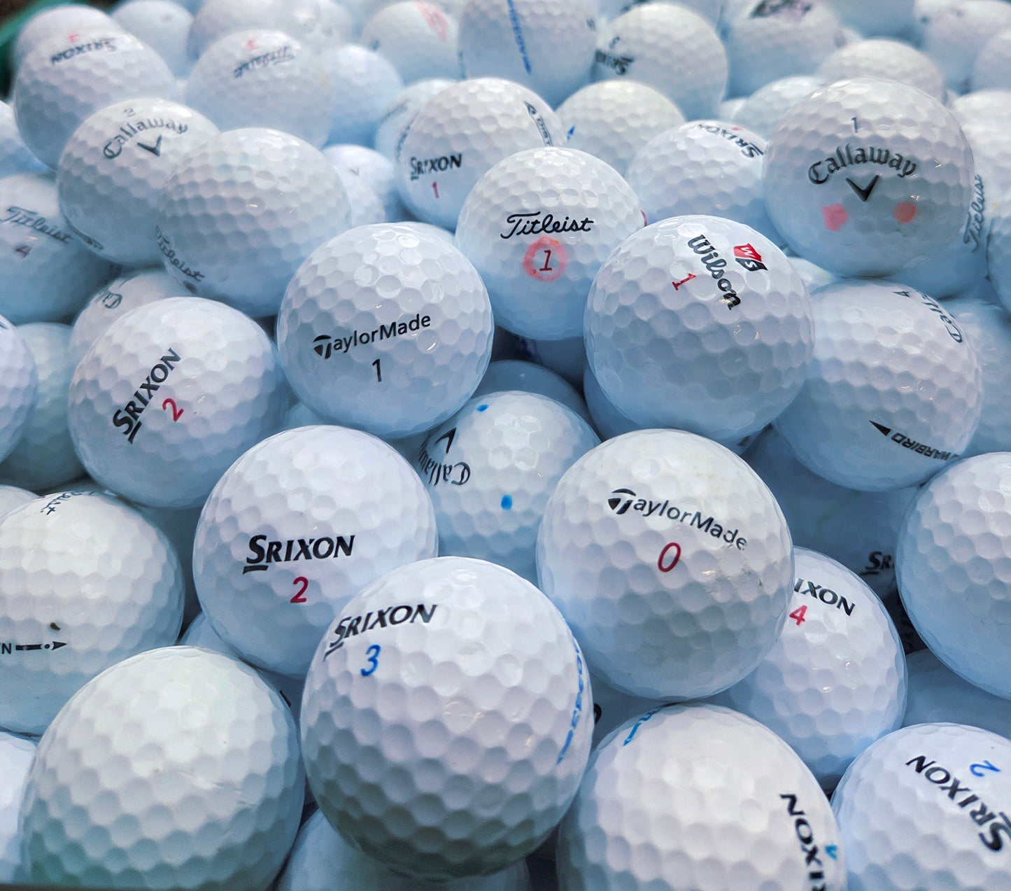 Premium Mix White - Pack of 50 golf balls